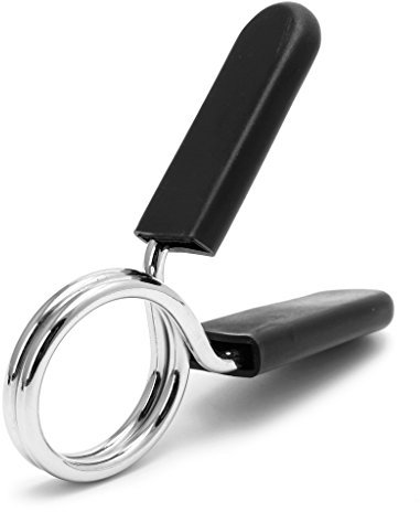 Schnellverschluss für Hanteln [2er Set] | Hantelverschluss 50 mm | Federverschlüsse | Hantelklemme für Langhantel und Kurzhantel | Feststeller Hantelscheiben | Hantelverschlüsse für Scheibenwechsel