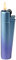 Clipper Metall Large Feuerzeug Gas - 1x Feuerzeug Edles Design inkl. Geschenk Box + DHB (Blue Gradient)
