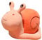 EXQULEG Plüschtier Schnecken Kuscheltiere,Plüschtier Spielzeug Plüsch Schnecken Stofftier Kinder Spielzeug Geschenk (Rosa,20cm)