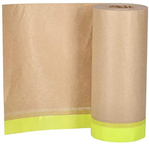 KOTARBAU® Abdeckpapier 30 cm x 20 m Mit Malerband - ein unverzichtbares Zubehör für große Renovierungen und kleine Reparaturen Papiermasken Abdeckfolie