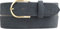 BELTINGER Damen-Gürtel aus Veloursleder 3,5 cm | Velour-Ledergürtel für Damen 35mm | Wildleder-Gürtel mit runder, goldener Gürtelschließe | Anthrazit 100cm