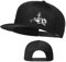 Skull Skateboards Hut Flache Bill Hüte für Männer Snap Rucksack Herren Hüte und Kappen Cool Snapback Baseball Cap für Jungen Hip Hop, Fischgräten, Einheitsgröße