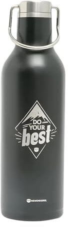 Mr. Wonderful WOA2312742EMZ2 Botella Térmica Do your best de Acero Inoxidable, Capacidad 500ml