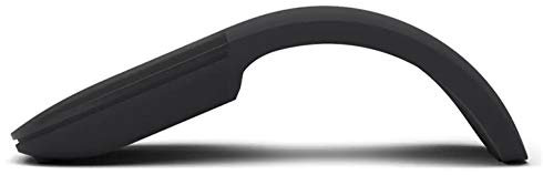 KIMISS Wireless Pieghevole Bluetooth, Mouse per Computer Arc Touch PC Silenzioso Ergonomico (Nero)