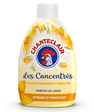 Chanteclair - Parfum de Linge Fleur d'Oranger et Narcisse, Intense et Persistant, 22 Doses, 220.00 ml (Lot de 1)