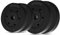 wuuhoo® Piastre per Pesi in Cemento Mike 30mm, Set 20kg - 30kg, rivestite in Nero, 1,25, 2,5, 5, 10 kg, Piastre per Pesi per bilancieri in plastica, Fitness a casa - Set 3-30kg