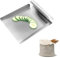 Grattoir à Pâte, Coupe Pâte Acier Inoxydable, Spatule à Pâte pour Pizza,Racloir Inox Patisserie, Coupe Pâte de Boulanger, 15 x 14,5cm, pour Gâteau, Pain, Pizza, Ustensiles de Cuisine
