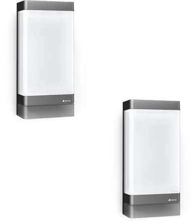 Steinel Bundle LED Außenleuchte L 271 Digi SC LED Außenwandleuchte L 271 Digi C, 180° Bewegungsmelder, smarte Bluetooth Wandleuchte, bedienbar per App