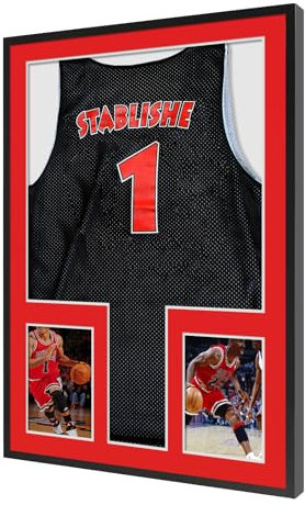 UXENI Objektrahmen Aluminium Bilderrahmen mit Transparentes Acryl,3D Rahmen tief für Objekte,Trikotrahmen zur Aufbewahrung ihres Sport Trikot, Shirt Vitrine als Wanddeko (80 x 60 cm) 05