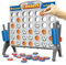 Yueser 4 Gewinnt Reisespiel - Brettspiel für 2 Spieler, Strategiespiel für Kinder ab 4 - Portables Mitbringspiel, 4 in Einer Reihe