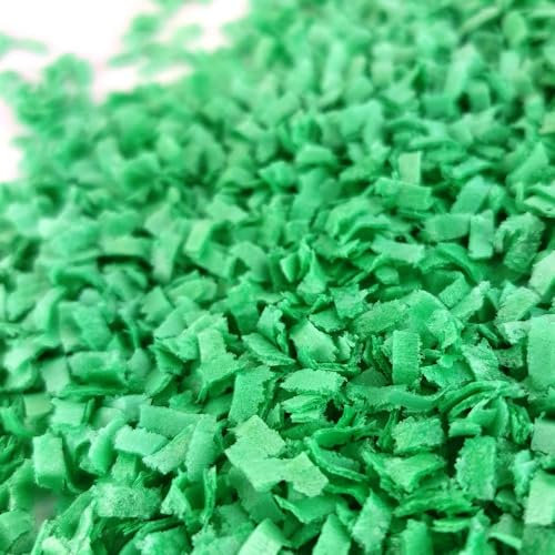 Streuselheld Schnippel Grün Esspapier-Flocken 30g Streusel zum Dekorieren und Verzieren von Gebäck aller Art wie Torten Kuchen Keksen Zuckerstreusel