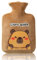 Bolsa de Agua Caliente Con Funda Bolsa de Agua Caliente Peluche Botella de Calor Regalo Para Familia y Amigos Color MarróN