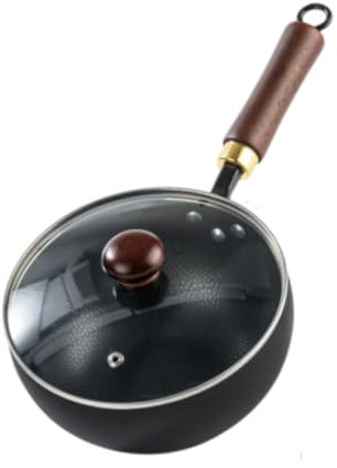 DimyFew Iron Woks Salteador de Gas Sin Recubrimiento Utensilios de Cocina Chino Wok Saucke para Hotel Heimrestaurant Camping Kitchen, Style a