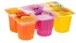 Gelatina sapori mango, frutto della passione e ananas Facendado 12 pz. x 100 g Confezione 12
