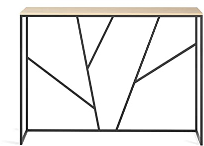 WOTZOV Table Console étroite en Bois, Table d'appoint Haute avec tiroir, Table de canapé de Style Chinois pour Salon, Couloir,C 100 * 30 * 80CM