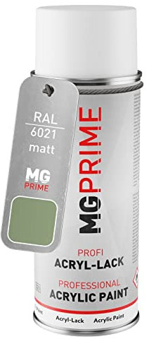 MG PRIME RAL 6021 Vert pâle/Pale green Bombe aérosol 400 ml mat séchage rapide