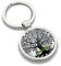 Biomar Labs® Portachiavi Metallo 3D in Confezione Regalo Idea Accessorio Gioielleria per Uomo e Donna Albero Della Vita Famiglia Argento KK 194