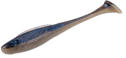 ZECK - Angelköder, Kunstköder, Gummifisch - BA Sexy Swimmer | 10cm - Blue Flake Cookie | 7 STK.