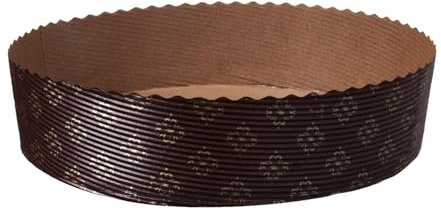 Papier-Backform rund 185 x 45 mm, 540 Stück