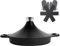 INSETFY Non-Stick Frying Pan/Skillet 11, 3QT Tagine Pan,Cast Aluminum Pans with Lid, Stove/Oven-to-Table Cookware, Dishwasher Safe& Compatible with All Stovetops（Black）