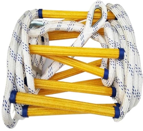 10 Meter Feuerleiter Anti-Rutsch-Rettungsseil Notfallarbeitssicherheit Selbstrettung Lebensrettende Kletterleiter Rettungsleiter Boot
