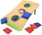 Bean Bag Toss Cornhole Game - Cornhole Board aus Holz mit 6 Sitzsäcken - Indoor & Outdoor Garten Wurfspiel für Kinder & Familie - Klassisches Maisloch-Set mit Ziellöchern