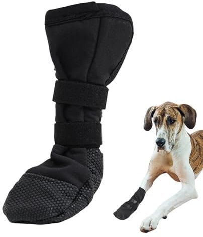 Fizepgo Dog Leg Wound Cover | Waterproof Adjustable Protector With Non-slip Sole - Boots & Paw Protectors, Breathable Lightweight Feet Covers