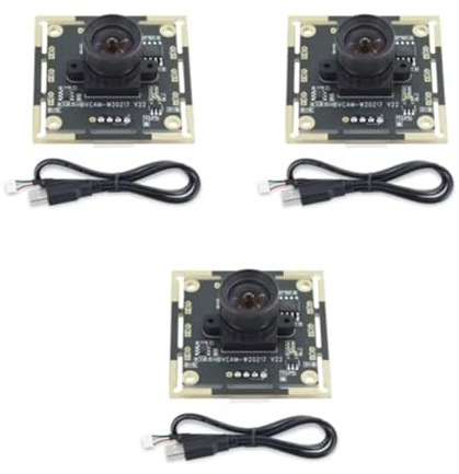 Micvtve OV9732 Kameramodul 100 Grad OV9732 2 m Kabel 1280 x 720 30 fps, für DIY-Autodarts.Io, USB-Laufwerk kostenlos, 3 Stück