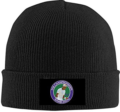 JIAZHANLI Rafael Nadal Unisex Beanie Mütze Snapback Herren und Damen Wintermütze Schwarz, Schwarz , Einheitsgröße