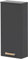 Schildmeyer Hängeschrank Duo 146533, anthrazit, 32,7 x 16,2 x 72,3 cm