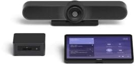 Logitech Room Solution for Teams Small Kit - MeetUp 4K UHD PTZ Camera, Intel NUC Windows IoT, Tap Controller, Strong USB Cable, PC Mount (Renewed)