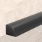 Garniture Murale, Moulure Quart De Rond Flexible, Bande De Transition De Sol, Moulure De Finition Autocollantes, Bande De Recouvrement, Pour Comptoir D'angle De Bordure Murale(Black,150*1.8cm)