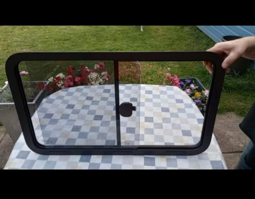 Finestra scorrevole 700 x 400 per camper, caravan, camper, barca o box per cavalli