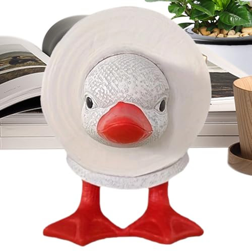 Zuntsutock Aesthetic Fabric Bathroom Accessories for Toilets-Toilet Doll Holders, Toilet Paper Doll Holder | Beautiful Duck Toilet Roll Support