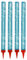 Geburtstags- & Jubiläums-Kuchenfontänen – 12 cm – 4er-Set – Sprühkerzen/Tischfeuerwerk – Kaltes Feuerwerk – Brenndauer ca. 60 Sekunden – Kategorie F1 – Design 4
