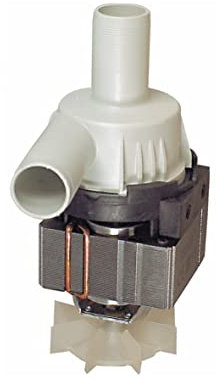 Bomba de Desagüe Bomba Con Apoyo de Bomba 80W Rotación a la Izda Lavadora Como Miele Bauknecht 481236018378