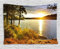 ABAKUHAUS Bunt Wandteppich, Sonnenuntergang Wald Kanada, Wohnzimmer Schlafzimmer Heim Seidiges Satin Wandteppich, 200 x 150 cm, Gelb Blau