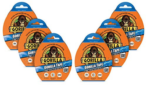 Gorilla Tape All Weather Extreme Black 48mm x 11m (Pack of 6)
