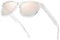 Dollger Polarised Sunglasses for Women Men Retro Classic Sunglasses UV400 Protection Clear Frame Rose Gold Lens
