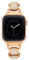 Anne Klein Mesh Fashion Band for Apple Watch, Secure, Adjustable, Apple Watch Replacement Band, Fits Most Wrists Blush Pink/Rose Gold 38/40/41mm