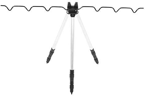 Trípode Ligeropara Caña De Pescar, Fishing Rod Accesorios Desmontable Titular AutomáTico Aleación Aluminio Juego Multifuncional Descanso Postes Soporte Pesca Mar Aire Libre Antideslizante Universal