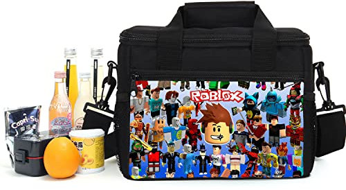 Bonamana Children's Kids Adult Lunch Bags Pack Insulated Cool Bag Picnic Bags School Lunchbox Storage Box Lunch Tote (Boys)