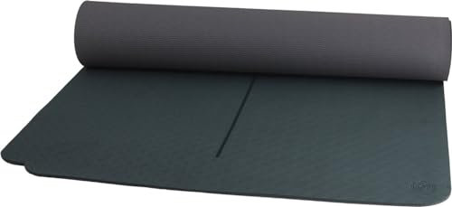 energetics Unisex – Erwachsene Yoga-Matte-421404 Yoga-Matte, Blue Smoke/Anthracit, Einheitsgröße