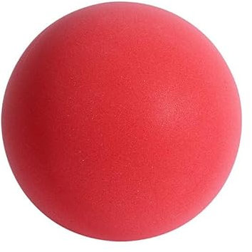 Silent Basketball, Uncoated High-Density Foam Ball with Mute, Soft and Elastic Indoor Training Ball Foam Basketball (Red, 25cm/9.84 inch)