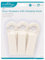 Pack of 3 Door Wedges with Hanger Hooks | Set of 3 Traditional Door Wedges Door Stopper Wedges | 3 Piece Floor Door Stops Hanging Doorstop Wedges