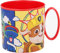 ALMACENESADAN, 5074 Tasse passe au micro-ondes, capacité 265 ml, produit réutilisable ; Patrouille rouge