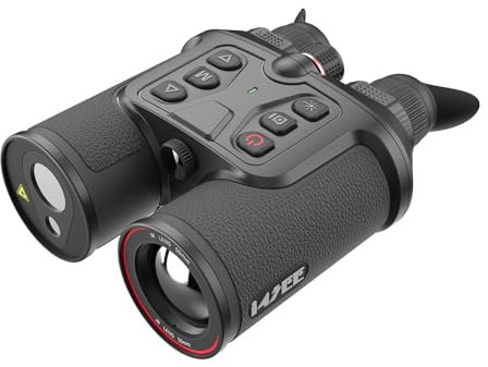 B50-640 LRF Thermo-Fernglas für die Jagd, Infrarot-Wärme-Nachtsicht mit 50 mm Brennweite, 640 × 480 Pixel @ < 30 mK NETD-Sensor, LRF mit 600 m Genauigkeit, OLED-High-Definition-Display