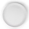Inoverse Lot de 100 assiettes jetables en carton blanches - Vaisselle de fête écologique - Assiettes à gâteau jetables en carton - Assiettes rondes - 32 cm
