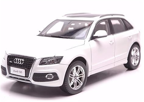 YRXIAO Modellbausatz Auto 1 18 Für Audi Q5 2013 Weiß SUV Hohe Simulation Zinklegierung Metall Automodell Als Werbegeschenk Für Wohndekorationen