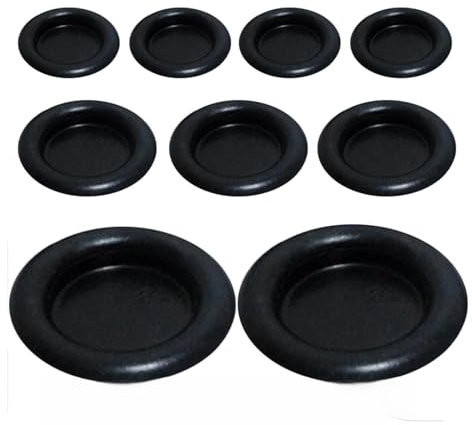 35mm 40mm 50mm Innendurchmesser Schwarz Bohren Öffnung Öffnung Öffnung Lüster Einzel Kabel Gummiring Dichtung Ring(20pcs ID 35mm)